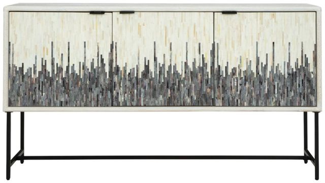 Signature Design by Ashley® Freyton Gray/White Accent Cabinet-1