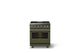 Viking® 5 Series 30" Martini Pro Style Dual Fuel (NG) Range with Polished Chrome Trim-3