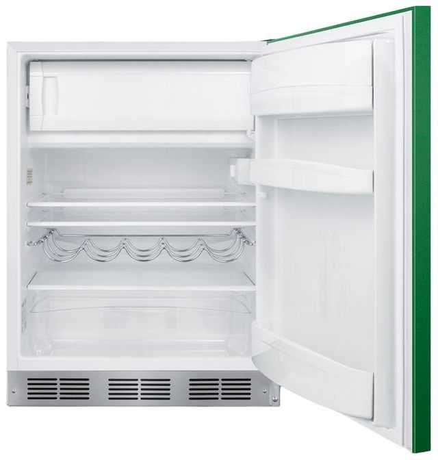 Summit® 5.1 Cu. Ft. Emerald Green Under The Counter Refrigerator -2