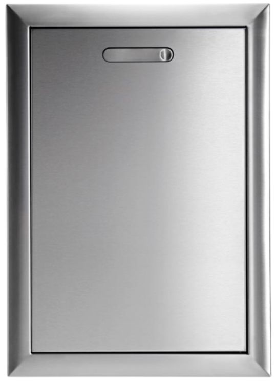 LYNX® Professional Ventana 20" Stainless Steel Outdoor Trash and Recycle Center-0