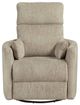 Homelegance® Tinley Brown Manual Swivel Glider Reclining Chair-2