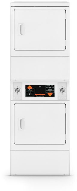 Speed Queen Commercial 14.0 Cu. Ft. White Stacked Dryer Abramson Appliance Holdrege NE