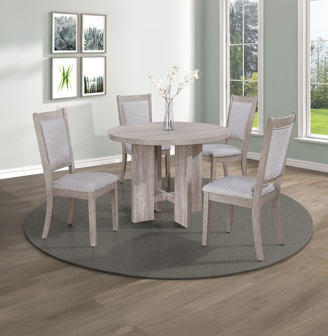 Crown Mark Amara 5-Piece Beige Dining Set-1