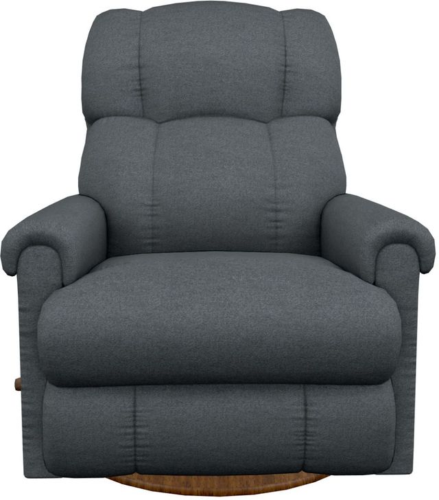 La-Z-Boy® Pinnacle Denim Manual Gliding Recliner-1