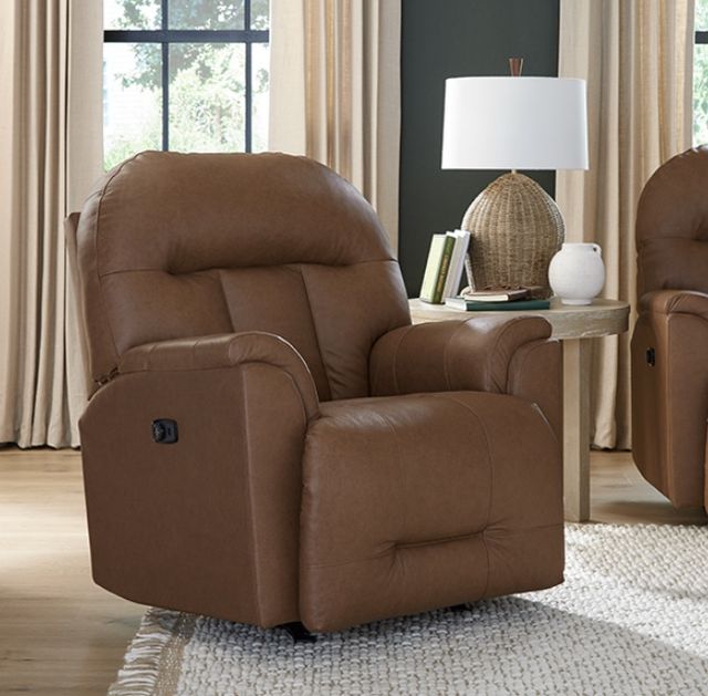 Best® Home Furnishings Customizable Suitably Leather Power Space Saver Recliner-1