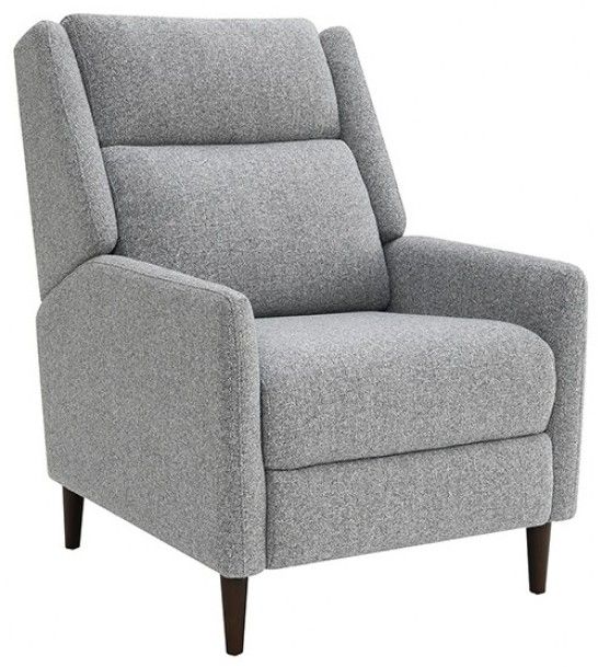 Furniture of America® Psyche Gray Pushback Recliner-0