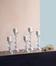 A & B Home Audrey Clear Medium Candlestick-3