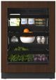 U-Line® Seamless Collection 24" 5.1 Cu. Ft. Panel Ready Refrigerator with Glass Door-4