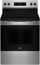 Whirlpool® 30" Stainless Steel Freestanding Electric Range with No Preheat Mode and Steam Clean-0
