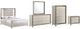 Global Furniture USA Zambrano 5-Piece White Queen Bedroom Set-0