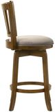 Armen Living Wren 2-Piece Sepia Brown/Static Gray Counter Stool Set-3