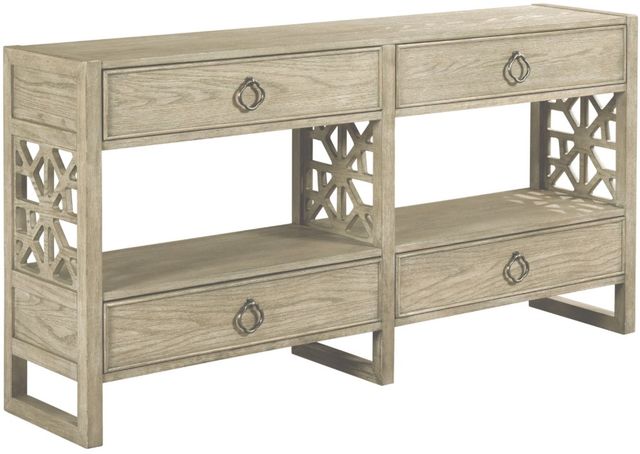 Hammary® Vista Biscane Oyster Hall Console-0