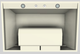 Vent-A-Hood® Designer Series 36" Biscuit Wall Mounted Range Hood-1