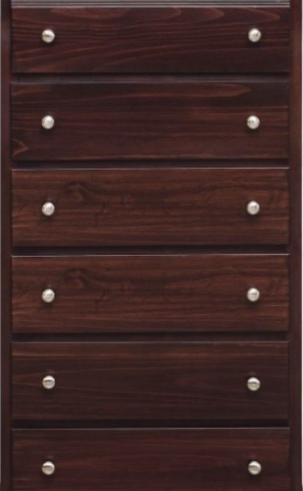 Mako Wood Furniture Soho Brown 6-Drawer Chest-1