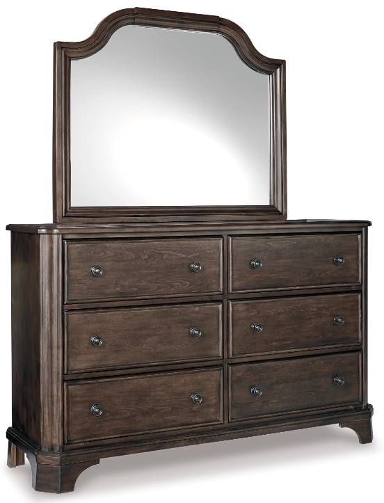 Signature Design by Ashley® Adinton 5-Piece Brown King Panel Storage Bed Set-2