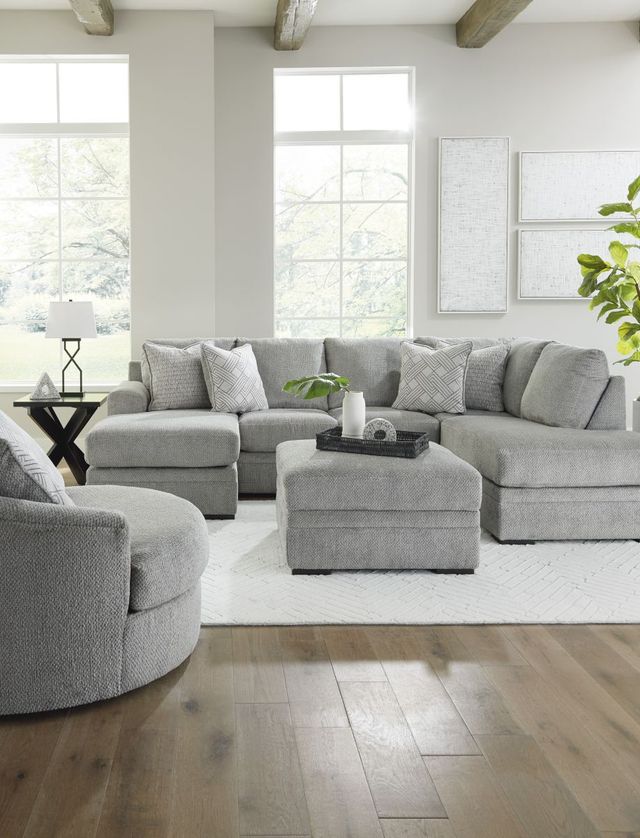 Signature Design by Ashley® Casselbury Cement Storage Ottoman-4