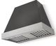 AGA Euclid 36" Slate Wall Mounted Range Hood  with Polished Chrome Trim-0