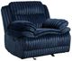 Homelegance® Goodland Blue Manual Glider Reclining Chair-0