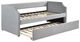 Homelegance® Shiloh Light Gray Youth Twin Daybed with Trundle-3