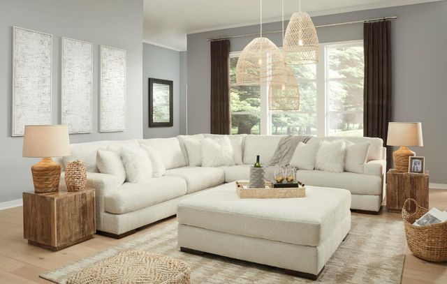 Signature Design by Ashley® Zada 2-Piece Ivory Living Room Seating Set-3