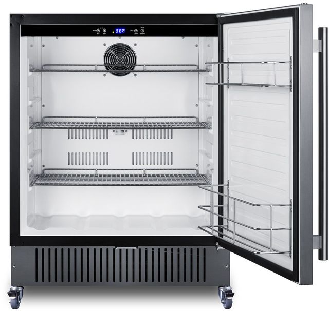Summit® 27" Stainless Steel Under the Counter Refrigerator-1