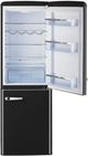 Unique® Appliances Classic Retro 22" 7.0 Cu. Ft. Midnight Black Counter Depth Bottom Freezer Refrigerator-3