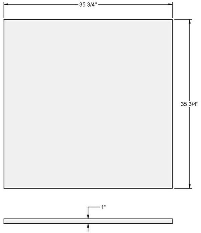 Amisco Customizable Carbon Solid Ash Counter Height Table-1