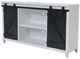 Cottage Creek Furniture Aberdeen Distressed Grey/Distressed White 62" Console-1