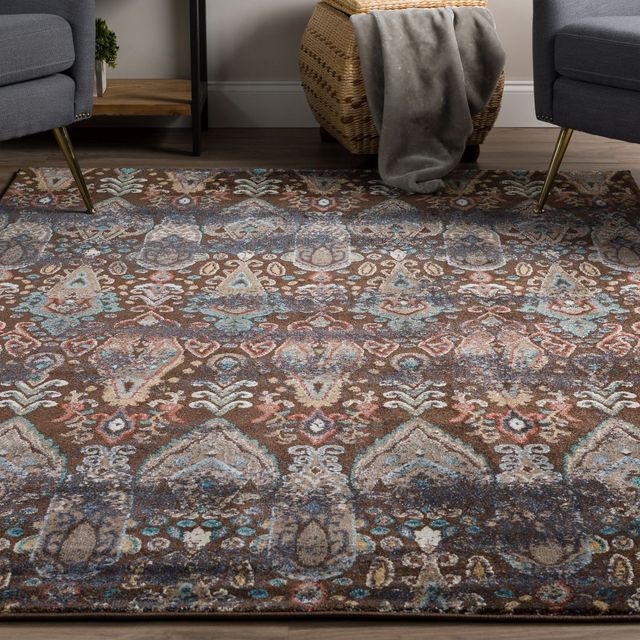 Dalyn™ Rug Company Geneva Chocolate 5'x8' Area Rug-3