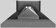 Vent-A-Hood® 60" Gunsmoke Euro-Style Wall Mounted Range Hood-4