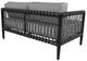 CabanaCoast® Customizable Tate Aluminum/Natural Fiber Outdoor Loveseat-2