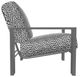 Telescope Casual Larssen Agra Classic/Graphite Aluminum/Fabric Outdoor Cushion Arm Chair-2