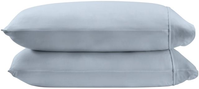 Tempur-Pedic® TEMPUR-Breeze® 2-Piece Sleepy Blue TENCEL™ Lyocell Queen Pillow Cases-2