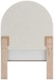 Signature Design by Ashley® Arloster Tan/White Twin Upholstered Panel Bed-4