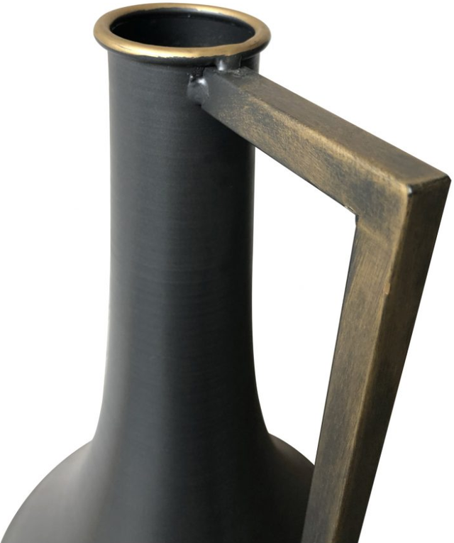 Moe's Home Collection Primus Black Metal Vase-2