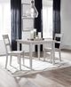 Signature Design by Ashley® Loratti 3-Piece Gray Dining Table Set-4