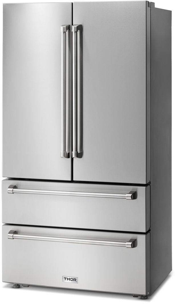 Thor Kitchen® Professional 36" 22.5 Cu. Ft. Stainless Steel Counter Depth French Door Refrigerator-2