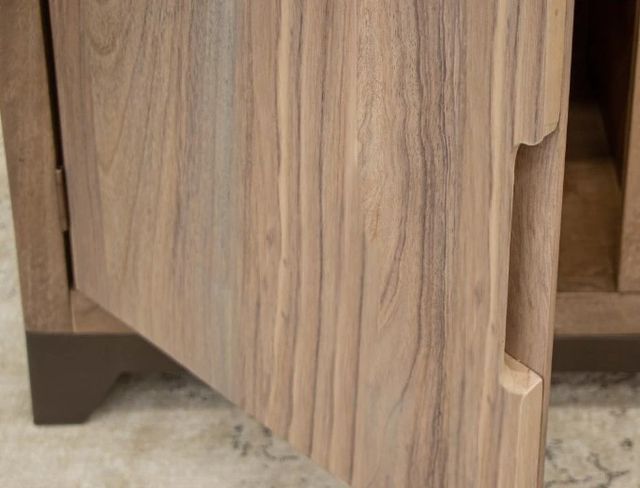 International Furniture Direct Natural Parota Brown 2-Drawer TV Stand-3