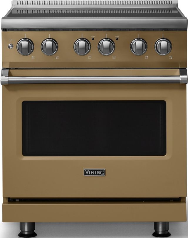 Viking® 5 Series 30" Golden Hour Pro Style Induction Range with Polished Chrome Trim-0