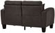 Homelegance® Sinclair Chocolate Loveseat-4