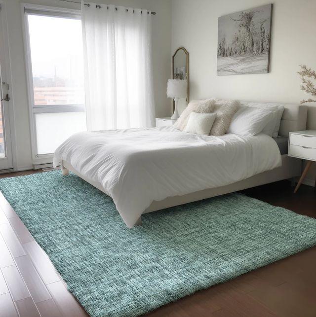 Dalyn™ Rug Company Voyage VY1 Teal 5'x8' Area Rug-1