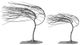 Crestview Collection 2-Piece Gray Sculptures Set-0