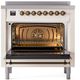 Ilve® Nostalgie II Series 36" Antique White Pro Style Induction Range-1