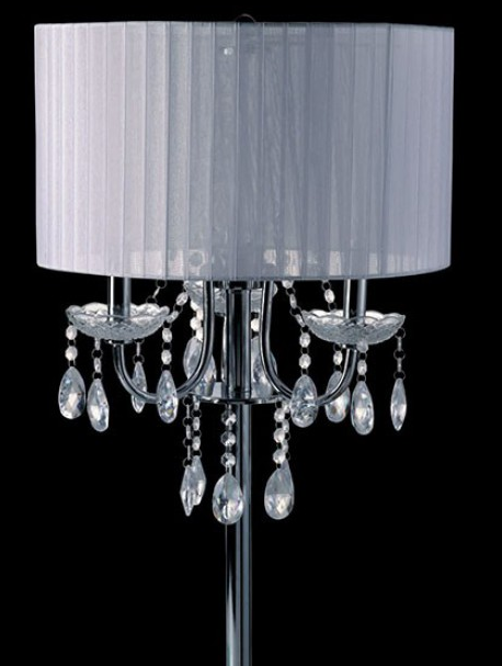 Furniture of America® Jada Chrome 16" Table Lamp-1