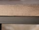 International Furniture Direct Choiba Brown Sofa Table with Black Iron Base-1