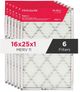 Frigidaire® PureAir® 16'' x 25'' x 1'' MERV 11 Premium Allergen Air Filter - 6 Pack-0