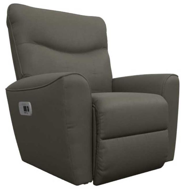 La-Z-Boy® Belmont Dove Gray Power Rocking Recliner with Headrest-0