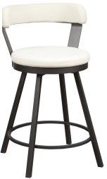 Mazin Furniture Appert White 24 Inch Counter Side Dining Chair-1