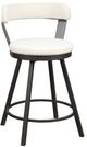 Mazin Furniture Appert White 24 Inch Counter Side Dining Chair-1