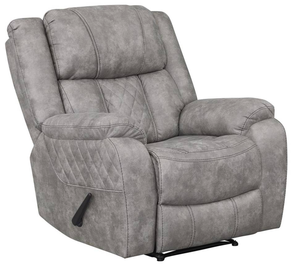 Albany Industries Lux Pewter Manual Rocker Recliner Fischer Furniture Rapid City SD
